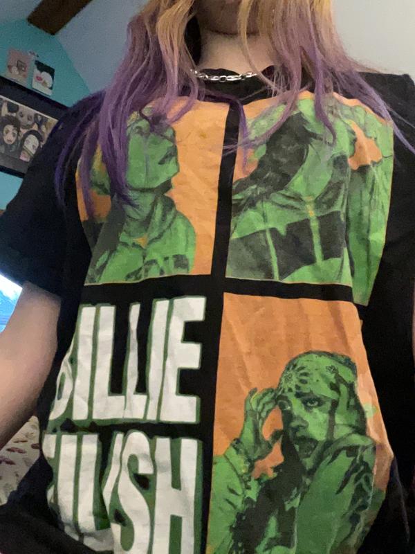 Billie Eilish Bandana Portrait Grid T-Shirt | Hot Topic