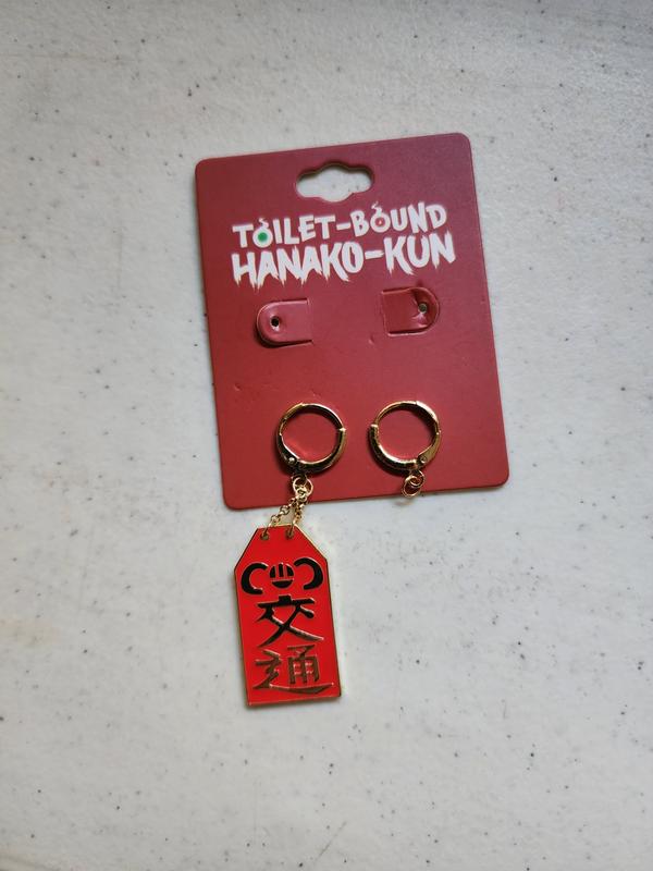 健康アクセサリー hanako Toilet-Bound Hanako-Kun Hakujoudai Mismatch Cuff Earrings