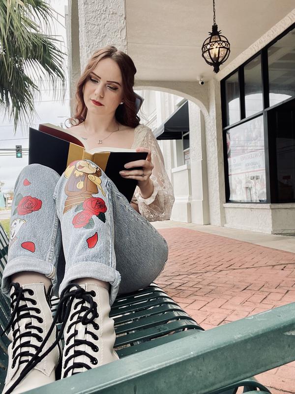 Her Universe Disney Beauty And The Beast Character Mom Jeans