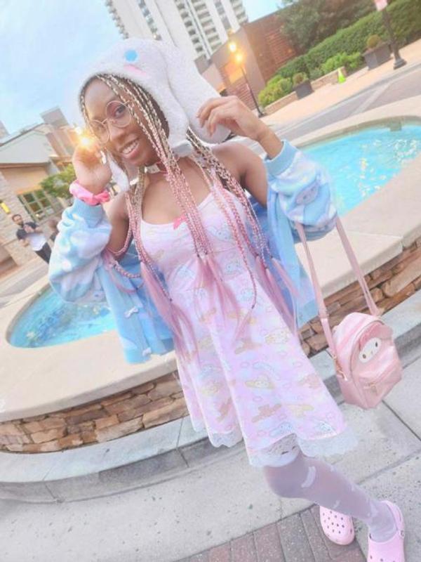 Cinnamoroll Family Pink Cami Dress | Hot Topic