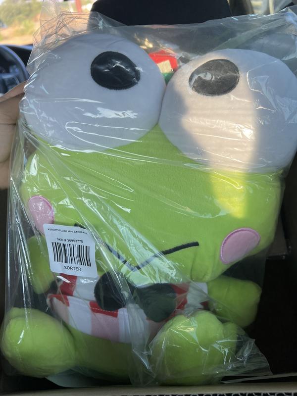 Keroppi Plush Mini Backpack | Hot Topic display picture 1