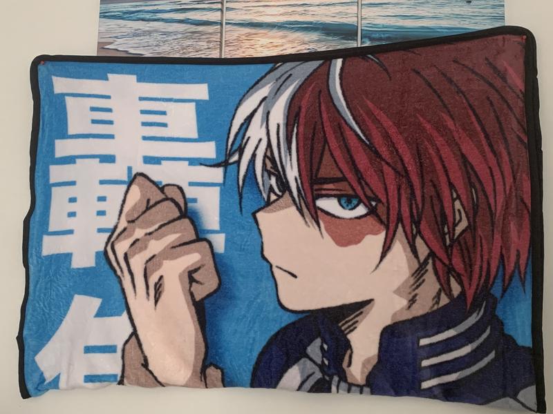 My Hero Academia Shoto Todoroki Throw Blanket Hot Topic