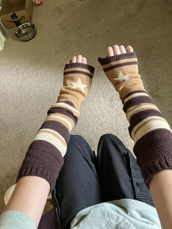 小物 rurumu: multi stripe arm warmer rurumu: multi stripe arm warmer 小物