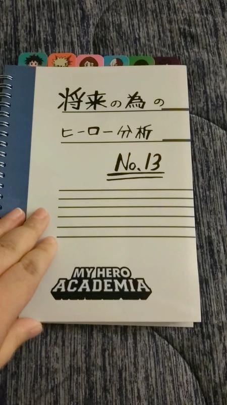 My Hero Academia Anime Notebook Tabbed Journal Wide Ruled Writing Book New