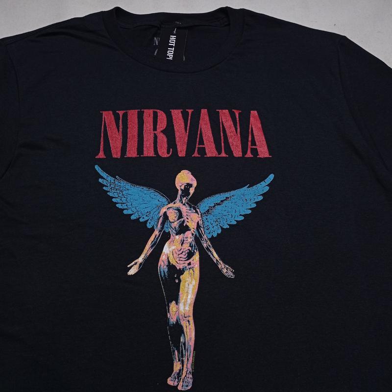 Nirvana t shirt hot cheap topic