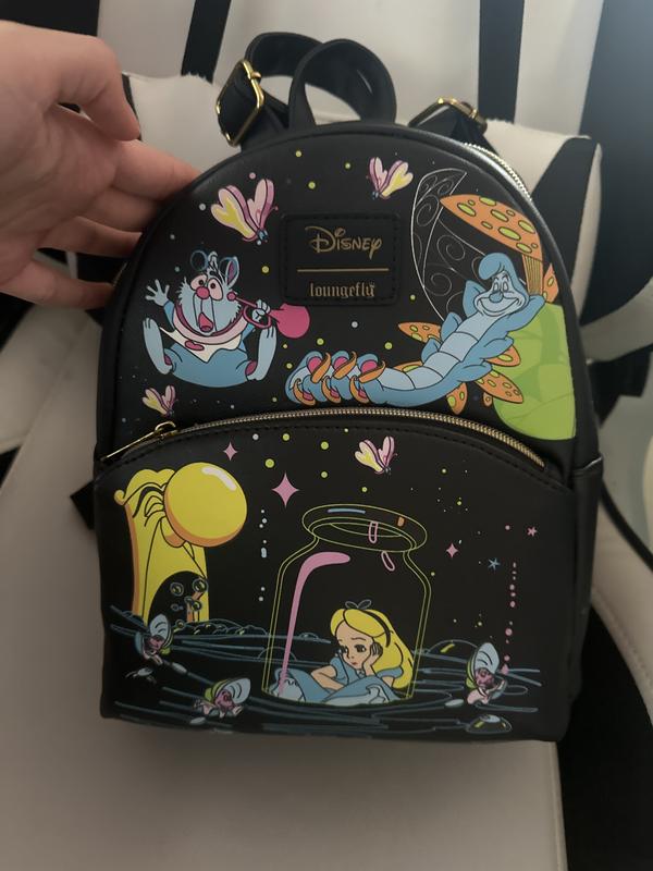 Loungefly News on Instagram: 🆕 Pre-order! Exclusive Loungefly Disney Alice  In Wonderland Glow-In-The-Dark Characters Mini Backpack Only available at  @hottopic 🛍️Buy➞  LINK IN BIO
