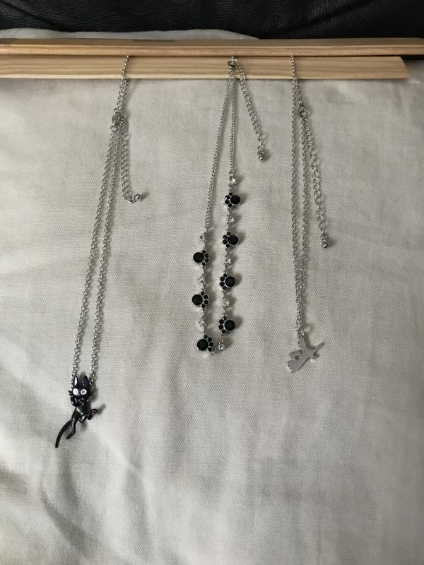 Studio Ghibli® Kiki's Delivery Service Jiji & Kiki Necklace Set
