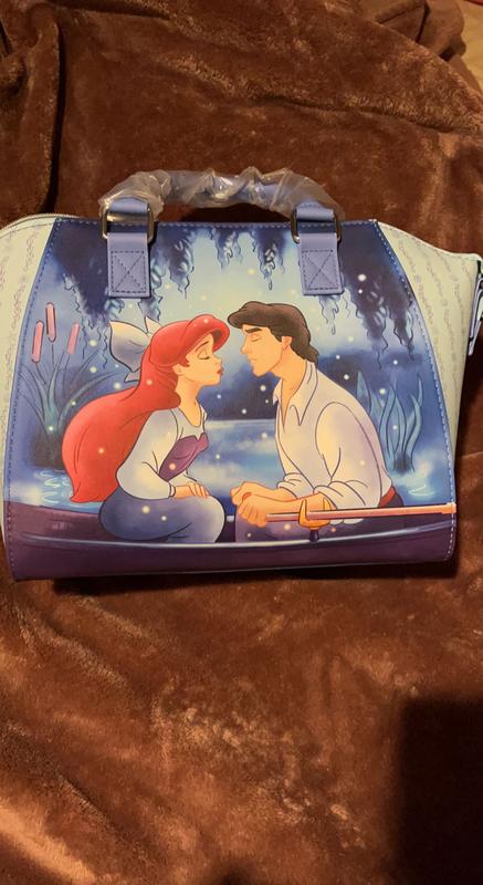 LOUNGEFLY DISNEY The Little Mermaid Satchel Purse Bag Ariel & Eric sold Kiss the Girl