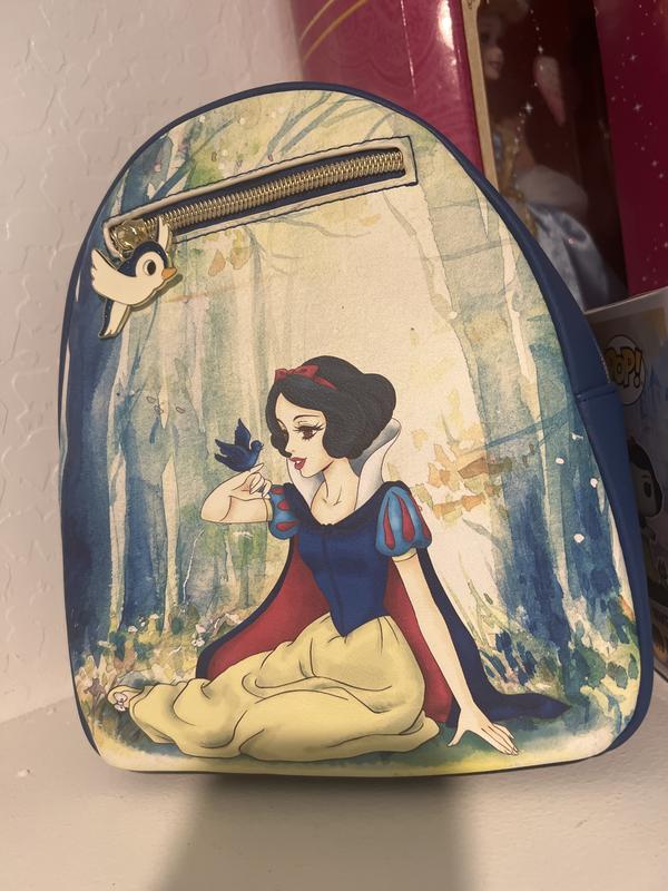 Exclusive - Snow White Forest Scene Mini Backpack | Officially Licensed | Vegan Leather | 8.5” x 10” x 4”