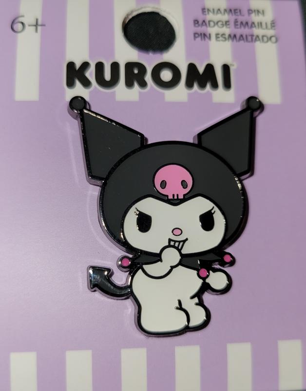 Kuromi Mischievous Enamel Pin, Hot Topic