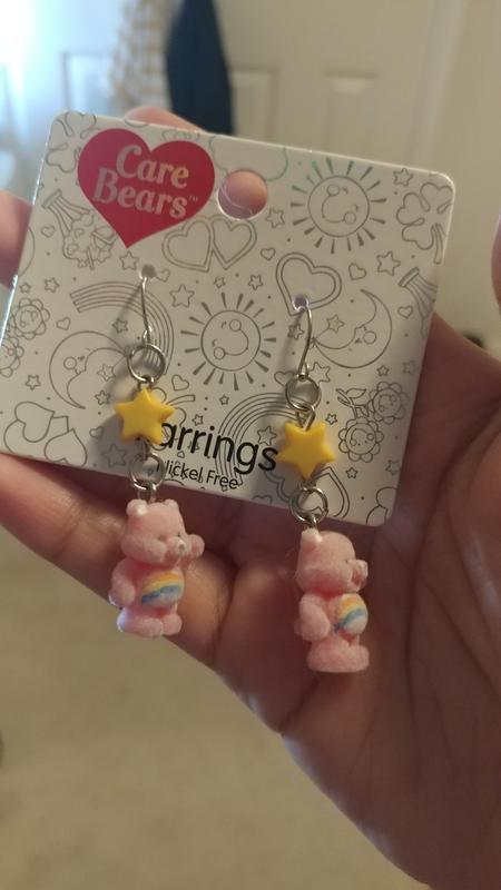 ☆ Care Bears ☆ チアベア ファジー ドロップピアス ☆ Care Bears ☆ チアベア ファジー ドロップピアス