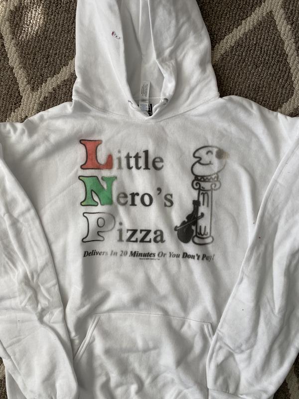 Little nero's best sale pizza hoodie