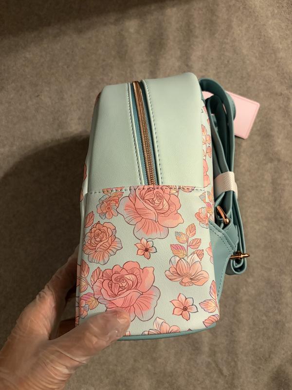 Loungefly Disney Cinderella Pink Flowers Mini Backpack | Hot  display picture 1