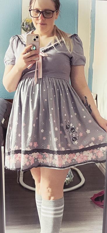 Studio Ghibli Spirited Away Cherry Blossoms Sailor Dress