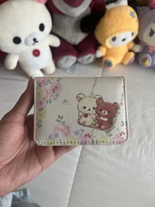 【hug your skin】 Korilakkuma dot card wallet /追跡付 Korilakkuma dot card wallet (Pink) - hug your skin