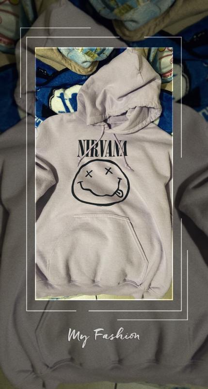 Nirvana hoodie hot discount topic