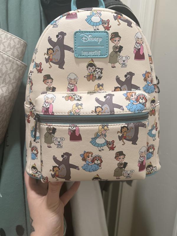 Brand New Disney Loungefly Backpack in store Disney Chibi Animal Love Print