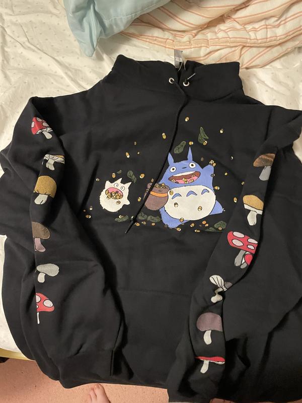 Studio Ghibli My Neighbor Totoro Mushroom Hoodie | lupon.gov.ph