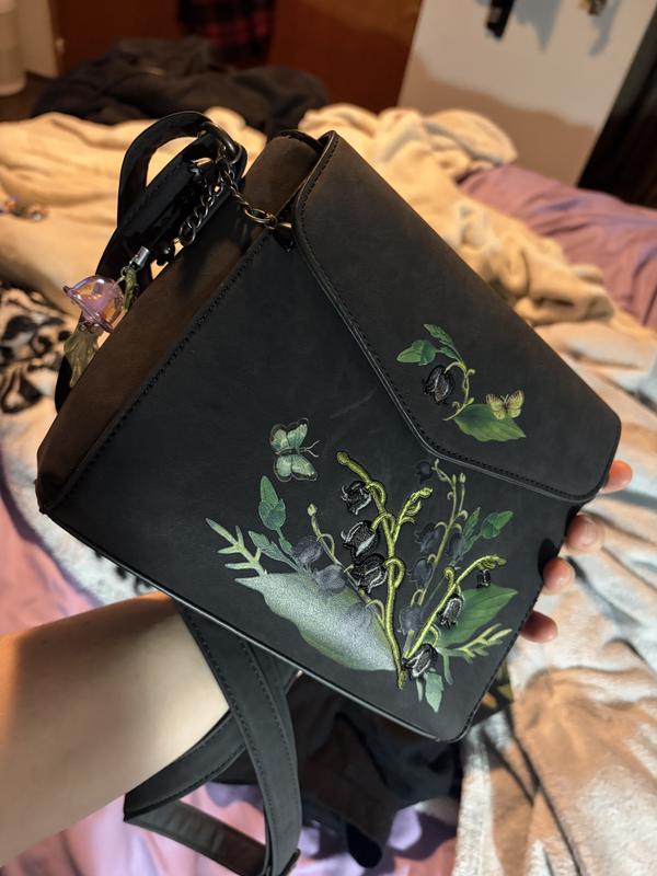 ★lily★【美品】OHGA ETREコラボ ショルダーバッグ 黒 予約】「おかかえバッグ」ブラック「okakaebag」soutiencollar（ステン