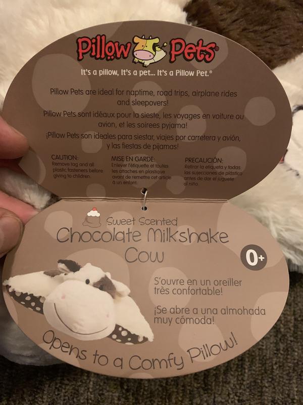 Chocolate Milkshake Cow Sweet Scented Pillow Pet – 18inch Large