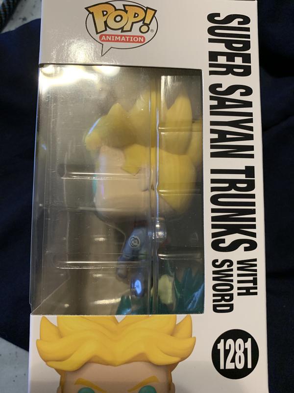 Funko Dragon Ball Super Pop! Animation Super Saiyan Trunks With Sword Vinyl  Figure