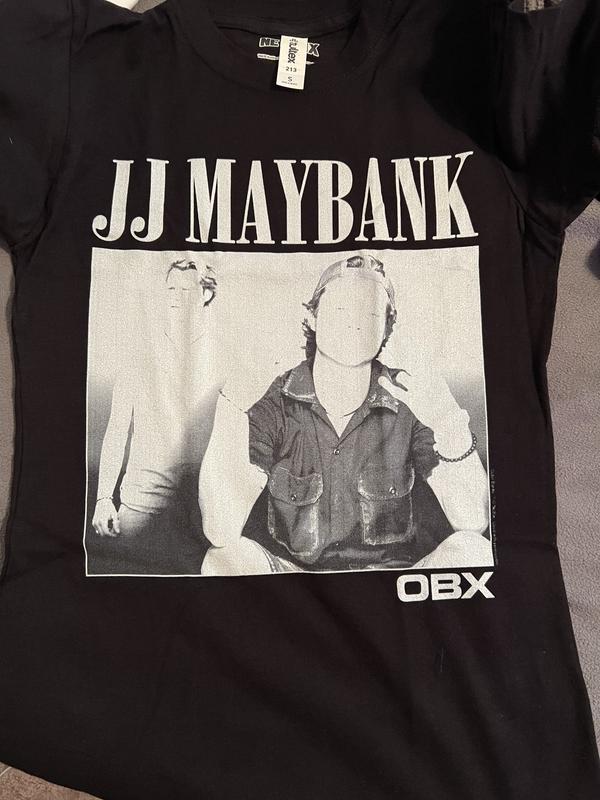 Outer Banks JJ Maybank OBX Girls T-Shirt BLACK Hot Topic - Main Image