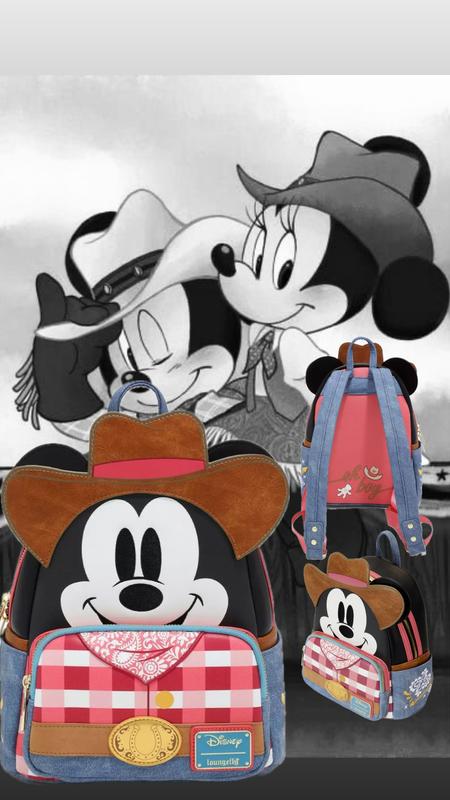 Loungefly Disney Mickey Mouse Western Mini Backpack | Hot Topic display picture 3