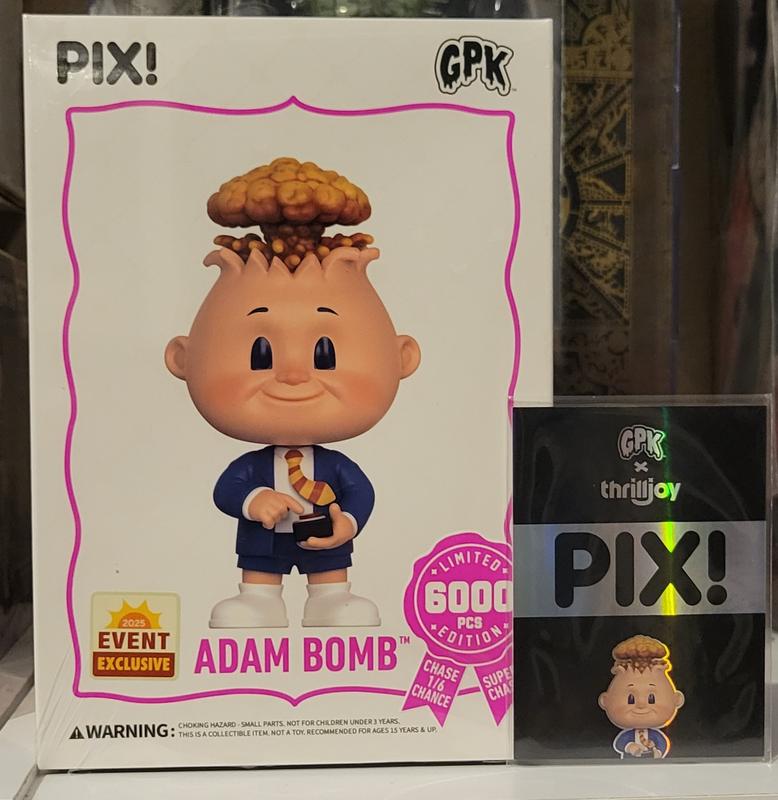 Thrilljoy Garbage Pail Kids Pix! Adam Bomb Collectible Figure
