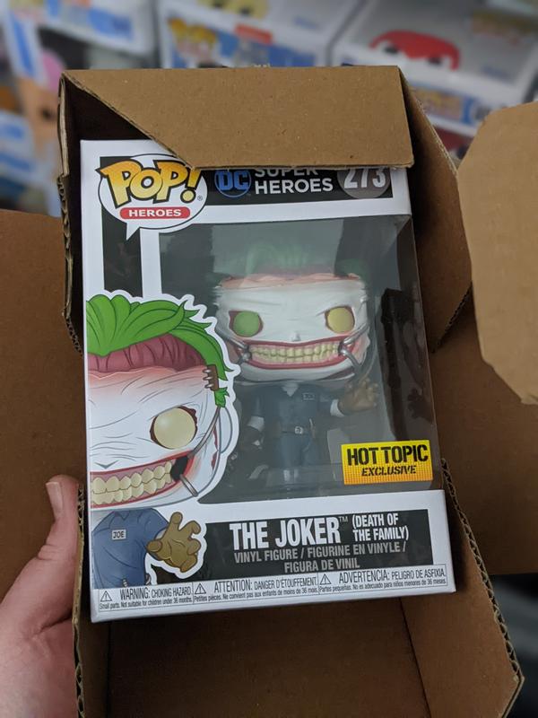 Funko The Joker [Death of The Family] (Hot Topic Exclusive): DC Universe x  POP! Heroes Vinyl Figure & 1 POP! Compatible PET Plastic Graphical  Protector Bundle [#273 / 37487 - B] : : Juguetes y juegos