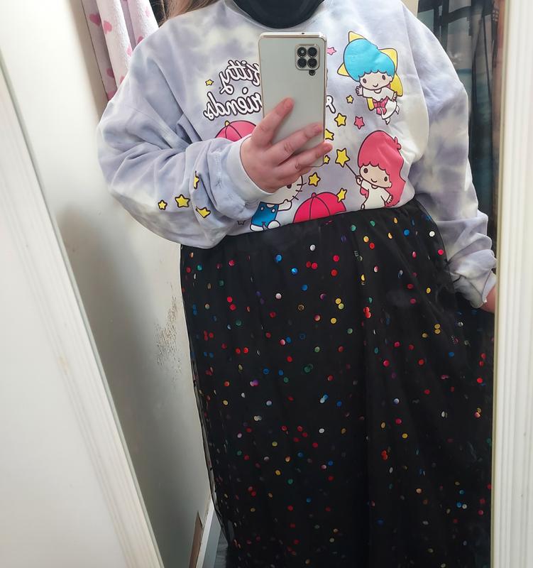 JapanLA Hello Kitty & Friends Kawaii Horror Button Up