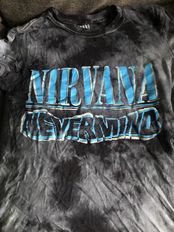 Nirvana Nevermind 30th Anniversary Album Title Tie-Dye T-Shirt