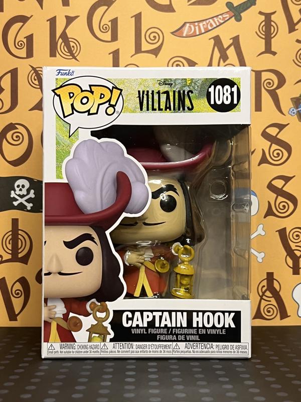 Funko POP Disney: Villains Captain Hook 6-in Vinyl Figure