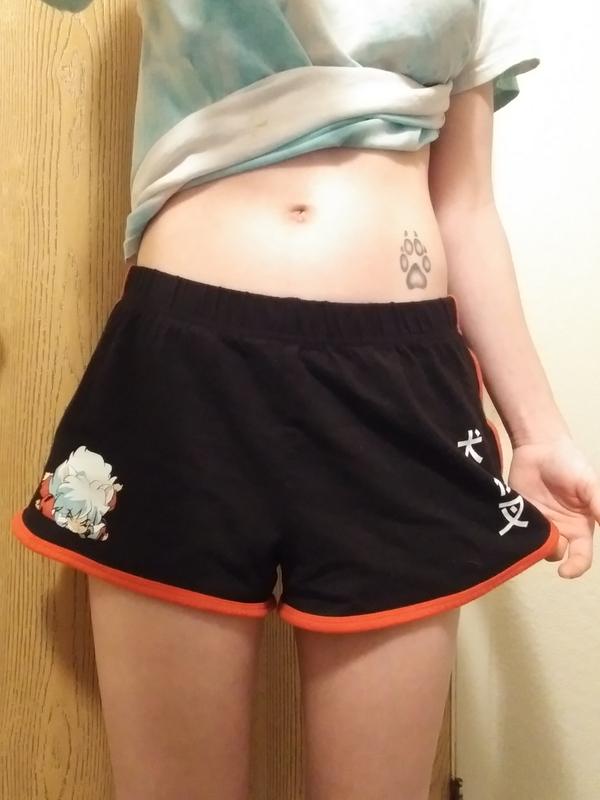 inuyasha shorts hot topic