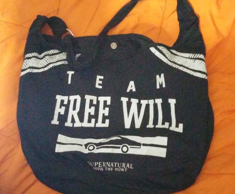 Supernatural SPN Team Free Will Hobo Bag good Hot Topic