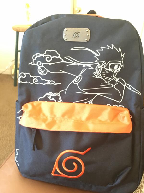 Naruto Shippuden Symbols Patches Backpack | Hot Topic