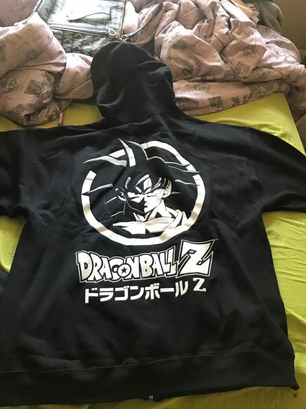 Goku hoodie hot sale hot topic