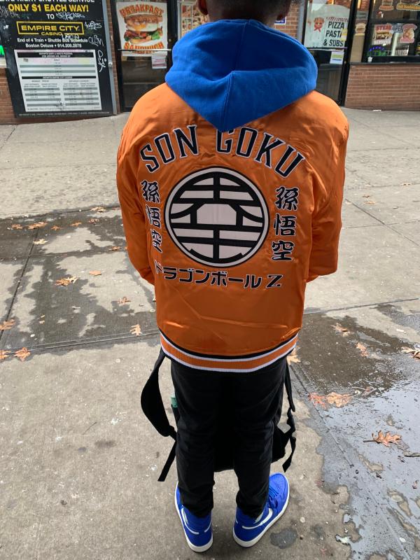 Hot topic dragon ball best sale z jacket