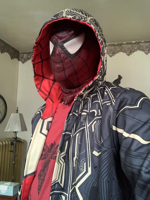 Marvel Spider Man Reversible Cosplay Hoodie Hot Topic