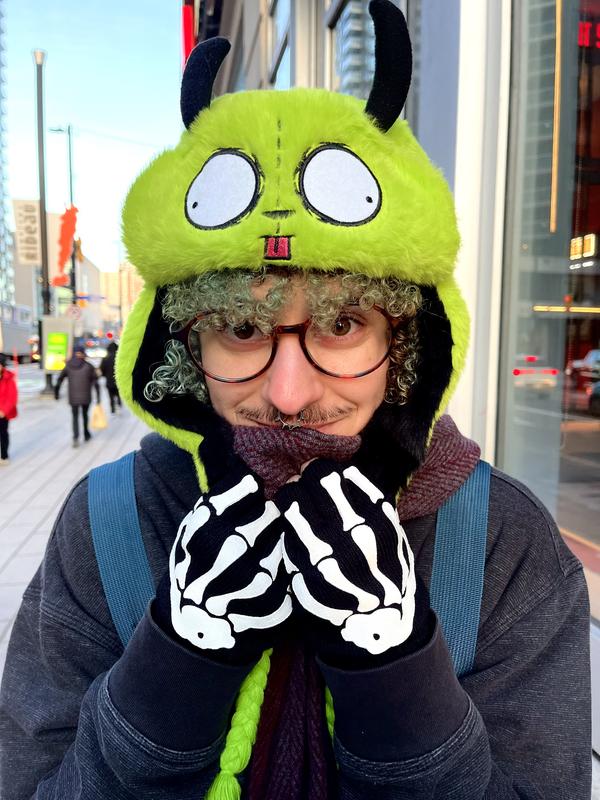 Invader Zim GIR Fuzzy Trapper Hat | Hot Topic