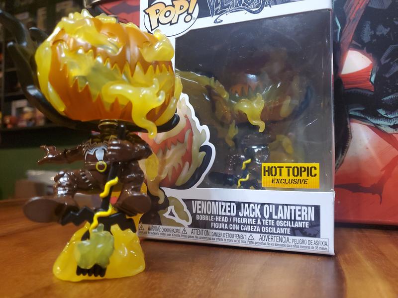 Funko Marvel Pop! Venom Jack O'Lantern Vinyl Bobble-Head Hot Topic