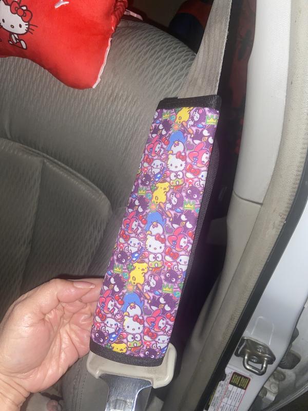 Hello Kitty And Friends Allover Print Seatbelt Cover Hot Topic