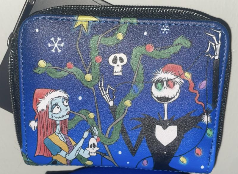 LOUNGE FLY Nightmare Before Christmas ウォレット 送料/関税込 Loungefly ナイトメアビフォアクリスマス☆ジッパーウォレット