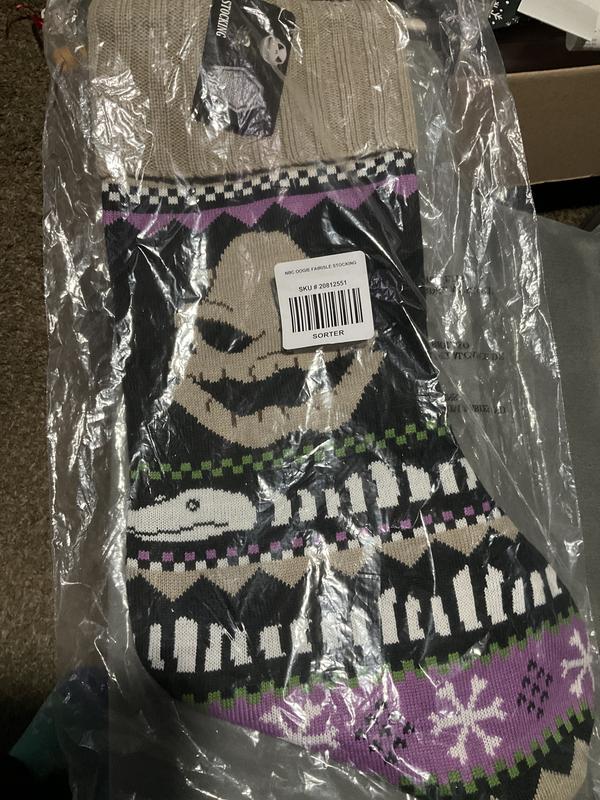 Disney Lilo & Stitch Fair Isle Knit Stocking Hot Topic Exclusive