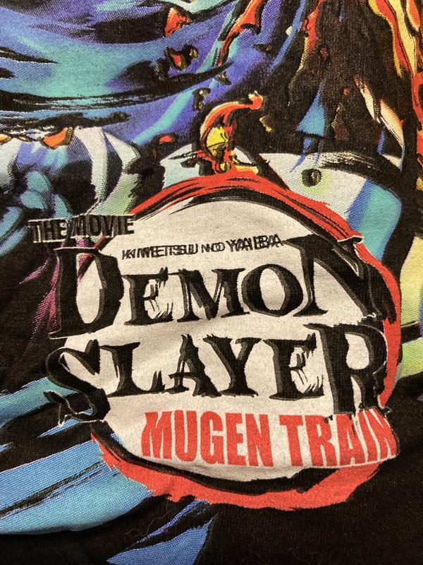 Demon Slayer: Kimetsu No Yaiba Mugen Train Fight Scene Rectangular Button, Hot Topic in 2023