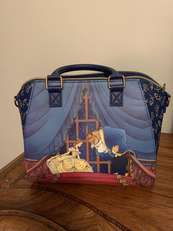 Loungefly Disney Beauty and The Beast Staircase Satchel Bag