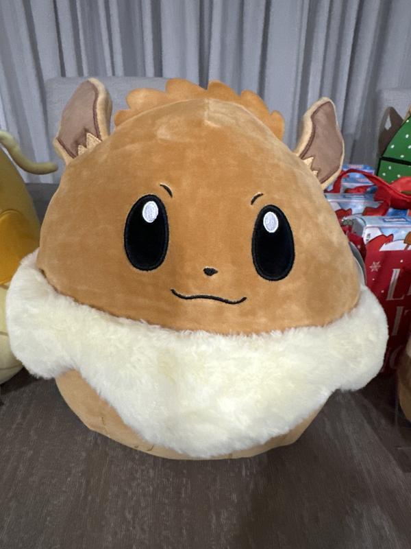 Squishmallows Eevee Pokémon 10 Pulgadas – Peluche Oficial Ultrasuave Para Coleccionar Y Abrazar