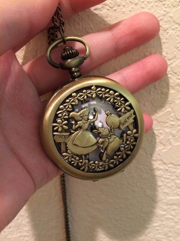 Disney alice in wonderland pocket watch hotsell