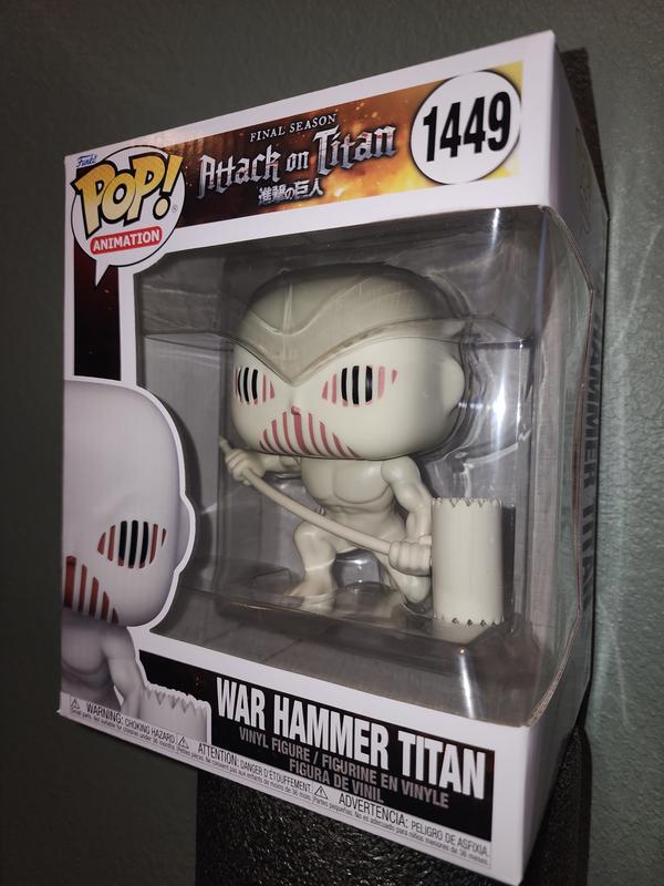 Funko Pop! Animation: Attack On Titan – Super War Hammer Titan – Glow In The Dark Shop Exclusive – 15,2 Cm Vinyl-Figur, Leuchtend Im Dunkeln, Exklusiv Für Anime-Sammler
