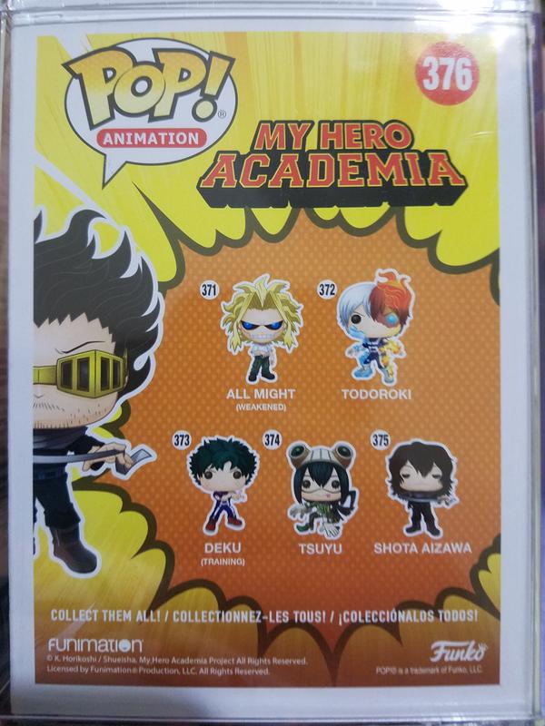 Funko My Hero Academia POP Animation Shota Aizawa Hero Costume Exclusive  Vinyl Figure 376 - ToyWiz