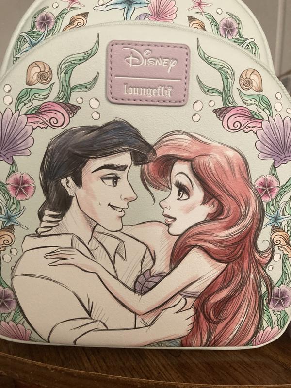 Loungefly The cheapest Little Mermaid Couple Hug Mini Backpack set A